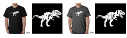 LA Pop Art Men's Word Art T-Shirt - Tyrannosaurus Rex